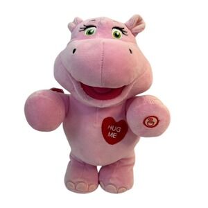 Hallmark Hug Lovin' Hippo Valentines Singing Dancing Musical Plush 2015 W/Tag
